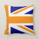 Search for orange and navy blue cushions Pattern