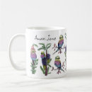 Search for watercolor birds mugs Bird lover