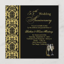Search for 55th anniversary invitations Black