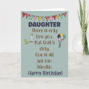 Search for funny daughter birthday cards Humour