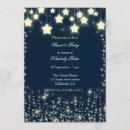 Search for starry night sweet 16 invitations Glitter