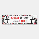 Search for eternal life bumper stickers Cross