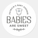 Search for baby shower bag stickers Thank you