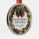 Search for ribbons and christmas tree decorations Vintage