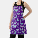 Search for purple butterfly aprons Feminine