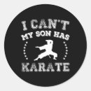 Search for karate sports stickers Fighting