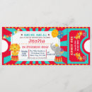Search for carnival ticket birthday invitations Boy