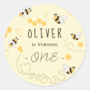 Search for bumble bee birthday stickers Modern