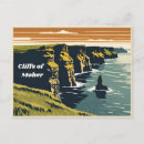 Search for cliffs of moher ireland postcards Vintage
