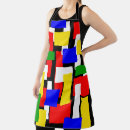 Search for red black green aprons Yellow