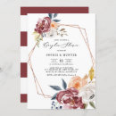 Search for marsala engagement party invitations Botanical