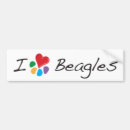 Search for beagle bumper stickers Heart