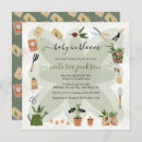 Search for customisable shower square invitations baby in bloom