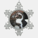 Search for animals of the wild christmas tree decorations Penguin
