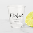 Search for groomsmen shot glasses Typography