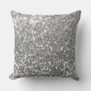 Search for shiny silver cushions Glitter
