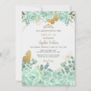 Search for mint sweet 16 invitations Floral