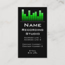 Search for recording studio business cards Mixer
