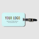 Search for branded luggage tags Your logo here