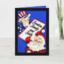Search for patriotic santa christmas cards Uncle sam