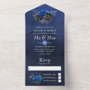 Search for royal blue and black wedding invitations Roses