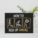 Search for pick up invitations Funny