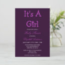 Search for snowflake baby girl shower invitations It's a girl