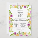 Search for 60 and fabulous birthday invitations Watercolor