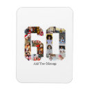 Search for 60th birthday magnets Black and white