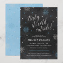 Search for chalkboard baby boy shower invitations Baby its cold outside