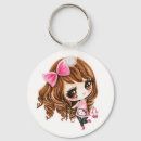 Search for cute anime girls key rings Pink