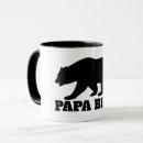 Search for bear silhouette mugs Dad