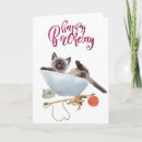 Search for siamese cats cards Watercolor