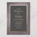 Search for silver border invitations Glitter
