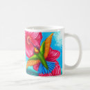 Search for hummingbird designs mugs Watercolor