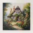 Search for english cottage puzzles Illustration