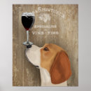 Search for vin posters Dog with wine