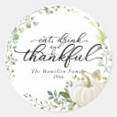 Search for eat drink and be thankful stickers Pumpkin