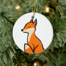 Search for cute fox christmas tree decorations Wild