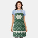 Search for dark green aprons Monogrammed