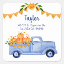 Search for baby shower address stickers Blue