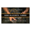 Search for blacksmith business cards Hooves