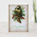 Search for bird christmas cards Vintage