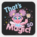 Search for pink monster stickers Sesame street