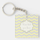 Search for yellow and grey key rings For her