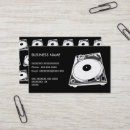 Search for record player business cards Retro