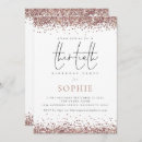 Search for rose gold 30th birthday invitations Trendy
