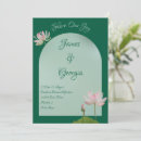 Search for lotus wedding invitations Elegant