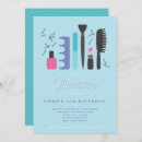 Search for salon party invitations Pamper