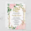Search for pink butterfly quinceanera invitations Dress